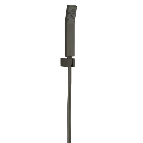 Набір душ. точковий JIVE (лійка 1-F, тримач, шланг ПВХ 150 см), gun metal FERRO