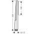 24320340 HG Pulsify E Ручний душ 100 1jet EcoSmart,  brushed black chrome (1 сорт)