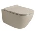 JU18/F85 /JU004 Juniper Унитаз подвесной + набор укреп.F85 +крышка(Ju004), турбозмыл Vertigo flush, Sabbia mat (1 сорт)