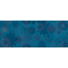 (20x50.2) PNF03 Pennellato Blu(Scuro)Ins. Floreale - Pennellato з колекції Pennellato Ascot Pennellato Керамічна плитка Ascot Ceramiche