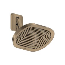 Верхний душ Axor ShowerSphere 370х220 2jet EcoSmart с регулируемым кронштейном, Brushed Bronze (39746140)