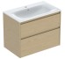Шафка з умивальником 80 Selnova Square Slim rim 504.139.PS.1 Geberit Geberit