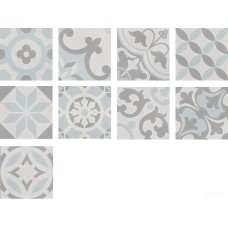 Декор Tradition Decor Mix Warm 18.5x18.5 Cement Wow з колекції Cement Wow Cement Керамічна плитка WOW Design