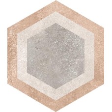 Декор Hexagono Bushmills Multicolor 23x26.6 Rift из коллекции Rift Декор Hexagono Bushmills Multicolor 23x26.6 Rift из коллекции Rift Rift Керамическая плитка Vives