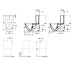 SUBWAY 3.0 Напольный унитаз к моноблоку, Rimless TwistFlush Aquareduct 37х71 см (4672T001)