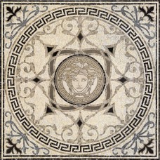 Мозаика (118x118) 68301 Rosone Mos. White-blac - Exclusive из коллекции Exclusive Exclusive Керамическая плитка Versace