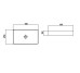 Умивальник Delos Line Rectangle Aqua Rodos
