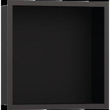 XtraStoris Individual MB Настенная ниша с рамкой 30х30х10см Brushed Black Chrome (56098340)