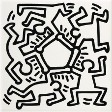 Декор (20x20) GFKHD04 - Game Of Fifteen: Keith Haring з колекції Game Of Fifteen: Keith Haring Ascot Game Of Fifteen: Keith Haring