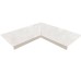 Ступінь 62,5 * 62,5 Cartabon Interior Peldano Recto Natural Stones Corinto Blanco Cb-12260 Gresmanc