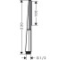 Ручний душ Rainfinity 1jet, Brushed Black Chrome (26866340)
