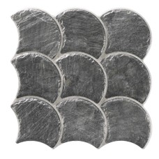 Мозаїка 30.7x30.7 SCALE SLATE BLACK Scale Slate з колекції Scale Slate Мозаїка 30.7x30.7 SCALE SLATE BLACK Scale Slate з колекції Scale Slate