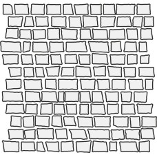 Мозаїка 30x30 Mos. Random Arg. Fango - Costruire - 1062551 з колекції Costruire