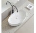 DFL3310100W Flow Раковина 655х400х125мм на столешницу, без перелива, белая (1 сорт)