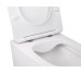 SWAN Унитаз подвесной Rimless + сиденье дюропластовое Slim медленнопадающее White