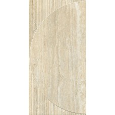 Декор TRAV BEIGE VEIN C DEC RADIO 3 D - 120x120 TR03DRD I Travertini з колекції I Travertini