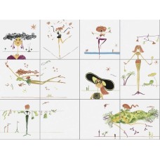 Декор (20x20) Mad (set 12pcs) (Bianco L.111) - Mad з колекції Mad Декор (20x20) Mad (set 12pcs) (Bianco L.111) - Mad з колекції Mad