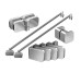Набір для монтажу душової кабіни B SET BSDPS-120 L хром D01000A082