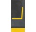 Плитка 120x280 167533  ANTHRACITE YELLOW DIAGONAL B Tonino Lamborghini Korium з колекції Korium Tonino Lamborghini