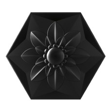 Декор (29.8x25.8) Black Frozen Flower - Frozen Garden з колекції Frozen Garden Декор (29.8x25.8) Black Frozen Flower - Frozen Garden з колекції Frozen Garden