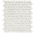 Мозаїка White Round Mos 29.5x32.5 Chelsea Brick Fap з колекції Chelsea Brick Fap