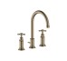 Змішувач Axor Montreux 180  для умивальника на 3 отвори Cross, Brushed Nickel 16513820