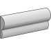 Бордюр Ciment London Grigio - 5x10 -15222 Ciment з колекції Ciment Settecento