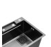Кухонна мийка Kroner KRP Schwarze - SET7546HM PVD (3.0/0.7 мм) Kroner