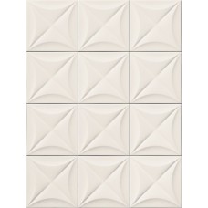 (20x20) E063 4D.FLOWER WHITE 20 - 4D з колекції 4D 4D Керамічна плитка Marca Corona