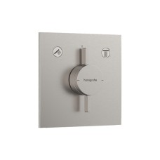 Змішувач прихованого монтажу DuoTurn E на 2 функції, Stainless Steel Optic (75417800) Змішувач прихованого монтажу DuoTurn E на 2 функції, Stainless Steel Optic (75417800)