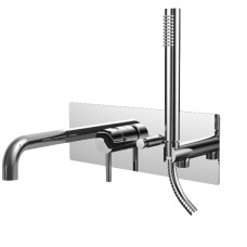 LIG001CR LIGHT Смеситель для ванны с ручным душем, хром (1 сорт) LIG001CR LIGHT Смеситель для ванны с ручным душем, хром (1 сорт) Light Сантехника Paffoni