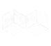 Плитка Diamond Pure White 14x24 Mud Wow з колекції Mud Wow