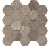 Мозаїка Hexagon Supreme Grey Lev 34x36 Majestic Piemme Valentino з колекції Majestic Piemme Valentino
