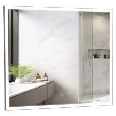 27307 Luce Дзеркало 80*70 см з підсвіткою (сенсор), колір чорний (1 сорт) 27307 Luce Дзеркало 80*70 см з підсвіткою (сенсор), колір чорний (1 сорт)