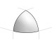 Куточок 3x3 Cox.Azure Beak Int - Color Mix - 7692 з колекції Color Mix Marca Corona