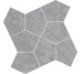 Плитка 31,5x31,5 Grafite Mosaico Penta Soft R. - Grecale - MP43 з колекції Grecale Refin