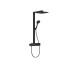 Душова система Raindance E 300 1Jet з термостатом Showerpipe 350 ST Matt Black (27361670)