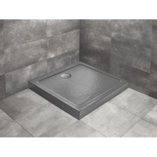 Душевой поддон Doros С Compact Stone 900x900x115 антрацит