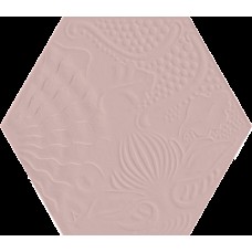 GAUDI LUX ROSE 22x25 (шестигранник) (плитка для пола и стен)