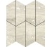Мозаїка Mosaic Half Hexa Pure Travertine Beige Matt - 29.2x35.1 DC3505 Pure Travertine з колекції Pure Travertine Aleluia