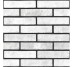 Плитка стінова KB0010 Klinker Brick Білий 60x250x6 Golden Tile Golden Tile
