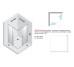 Душевая кабина квадратная PRIME 100x100x200 clear ACTIVE SHIELD 6мм