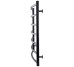 Рушникосушарка UNIO LD W 700-500-7 BLK Драбинка Дуга вода чорна UNIO