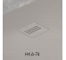 Душовий піддон Kyntos C 900x900x30 цемент