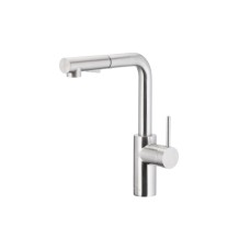 Смеситель для мойки настольный с вытяжным душем DUERO BASIC, inox 6623-110-22 Смесители Краковская Арматура (KFA) — польская фабрика с 1922 года — страница 5