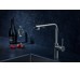 Смеситель для мойки настольный с вытяжным душем DUERO BASIC, inox 6623-110-22
