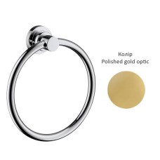 Тримач для рушників - кільце, Axor Citterio D 177 мм Polished gold optic 41721990 Тримач для рушників - кільце, Axor Citterio D 177 мм Polished gold optic 41721990
