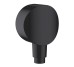 Шлангове під'єднання FixFit S зі зворотнім клапаном Matt Black (26453670)