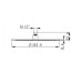 Верхній душ Rodos 012CP R300mm, круглий Aqua Rodos