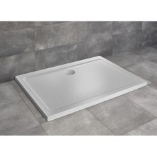 Душовий піддон Doros D 1000x900x50 Stone білий